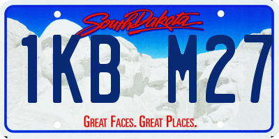 SD license plate 1KBM27