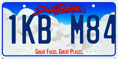 SD license plate 1KBM84