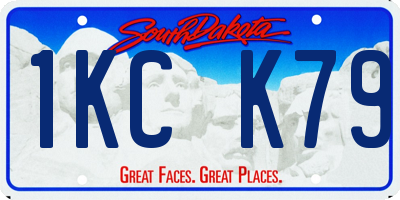 SD license plate 1KCK79