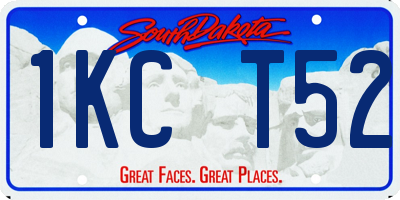 SD license plate 1KCT52