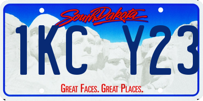 SD license plate 1KCY23