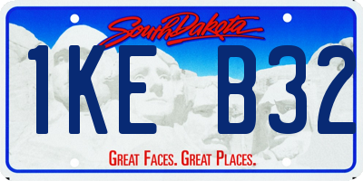 SD license plate 1KEB32