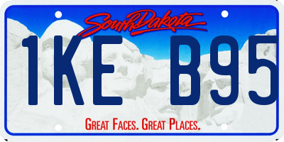 SD license plate 1KEB95
