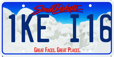 SD license plate 1KEI16