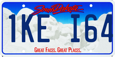 SD license plate 1KEI64