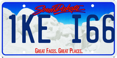 SD license plate 1KEI66