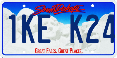 SD license plate 1KEK24