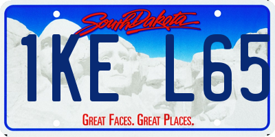 SD license plate 1KEL65