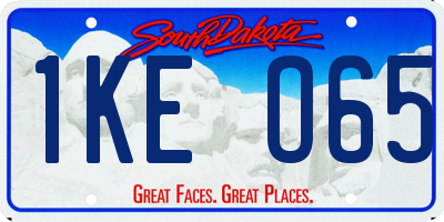 SD license plate 1KEO65