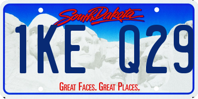 SD license plate 1KEQ29