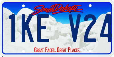 SD license plate 1KEV24