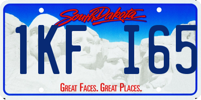 SD license plate 1KFI65