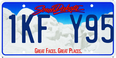 SD license plate 1KFY95