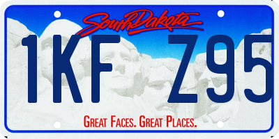 SD license plate 1KFZ95