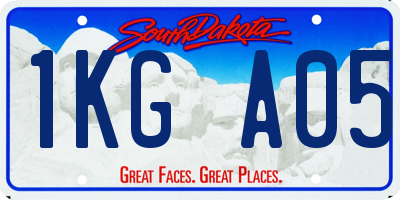 SD license plate 1KGA05