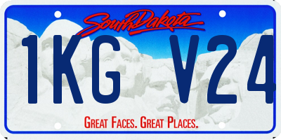 SD license plate 1KGV24