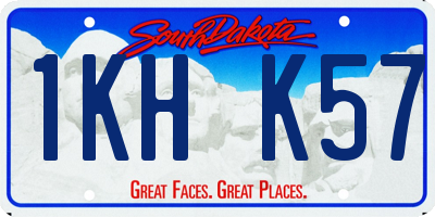 SD license plate 1KHK57