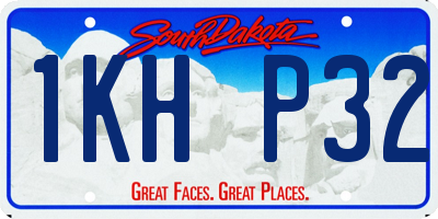 SD license plate 1KHP32