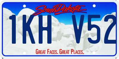 SD license plate 1KHV52