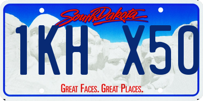 SD license plate 1KHX50