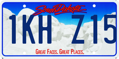 SD license plate 1KHZ15