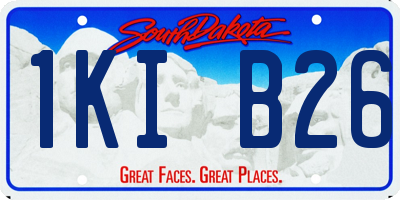 SD license plate 1KIB26