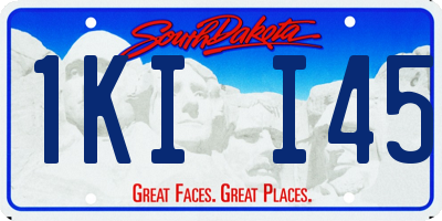 SD license plate 1KII45