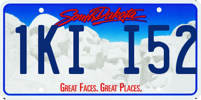 SD license plate 1KII52