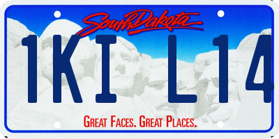SD license plate 1KIL14
