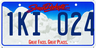 SD license plate 1KIO24