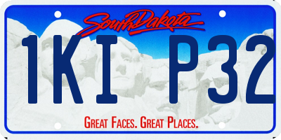 SD license plate 1KIP32