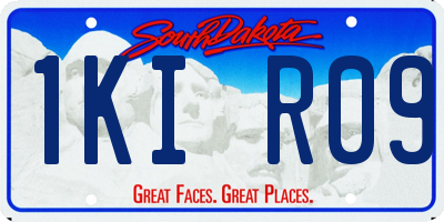 SD license plate 1KIR09