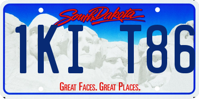 SD license plate 1KIT86