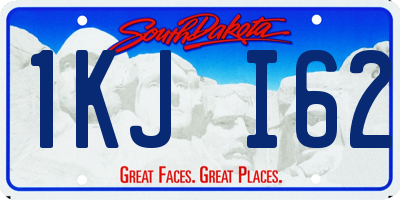 SD license plate 1KJI62