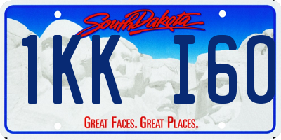SD license plate 1KKI60