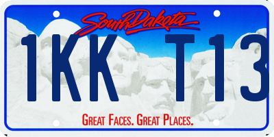 SD license plate 1KKT13