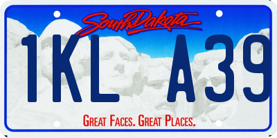 SD license plate 1KLA39