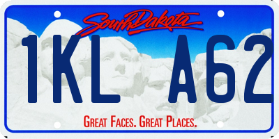 SD license plate 1KLA62