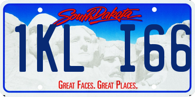 SD license plate 1KLI66