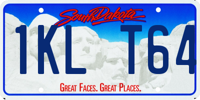 SD license plate 1KLT64