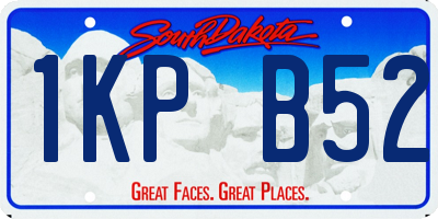 SD license plate 1KPB52