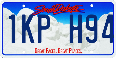 SD license plate 1KPH94