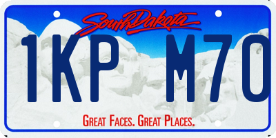 SD license plate 1KPM70