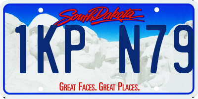 SD license plate 1KPN79