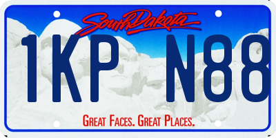 SD license plate 1KPN88