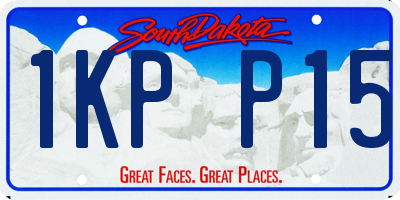 SD license plate 1KPP15