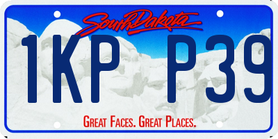 SD license plate 1KPP39