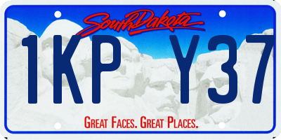 SD license plate 1KPY37