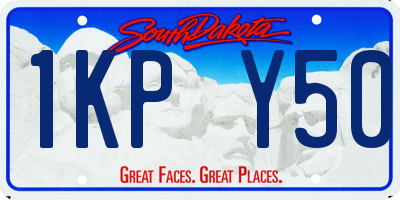 SD license plate 1KPY50