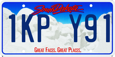 SD license plate 1KPY91